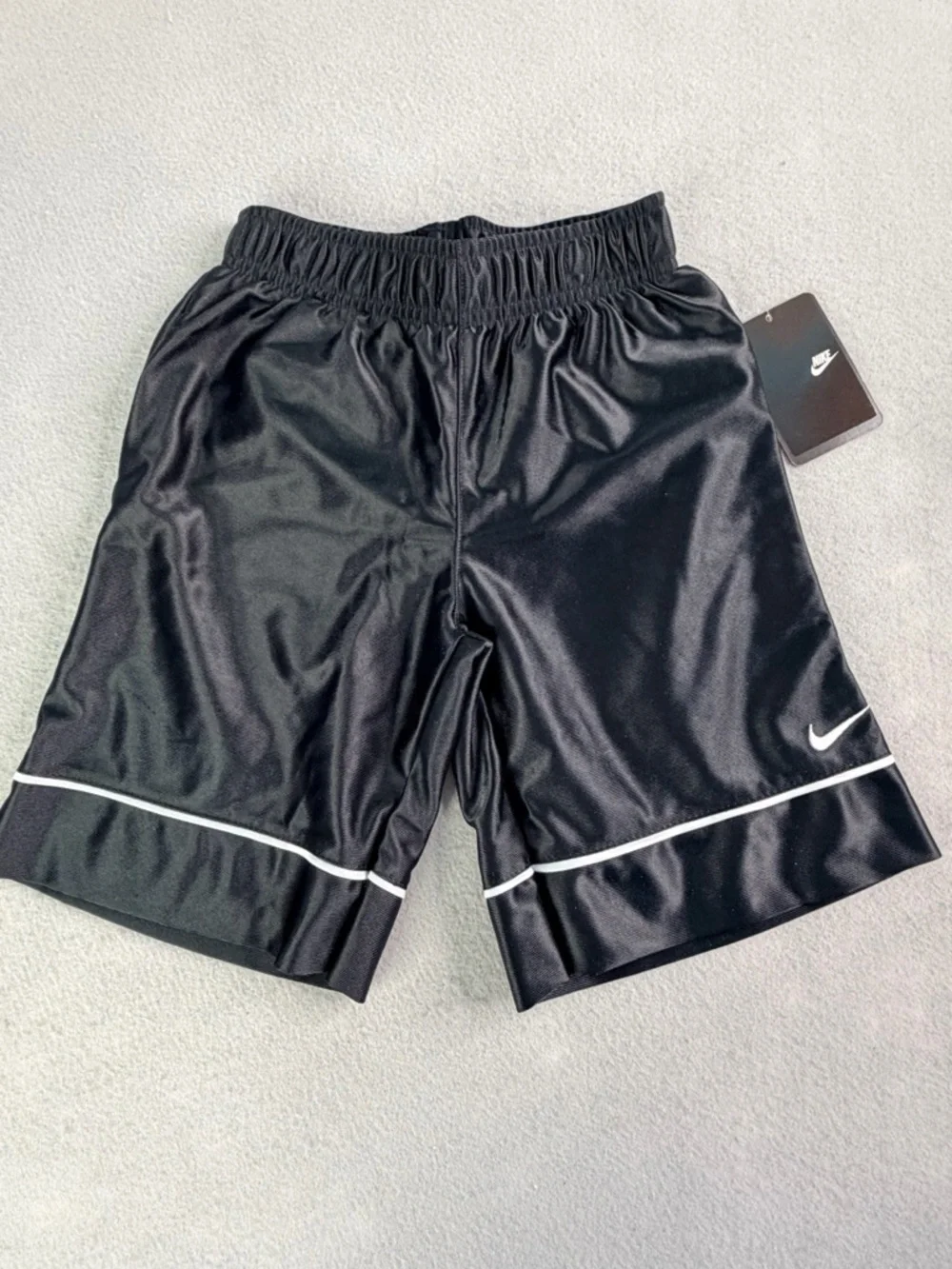 Nike Shorts Size 4 Lot (2)  Black Blue Athletic Running Outdoors Bottoms New